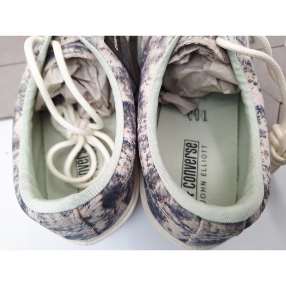 Men Sz 12 Converse John Elliott x Skid Grip French Oak Green Top-sider Camo - Picture 9 of 11